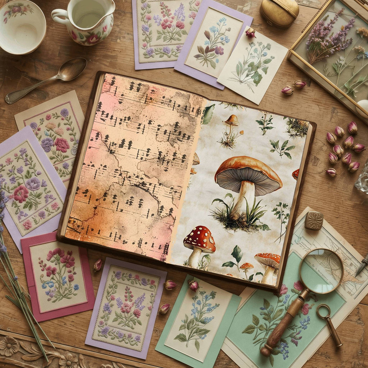 Mushroom Digital Papers