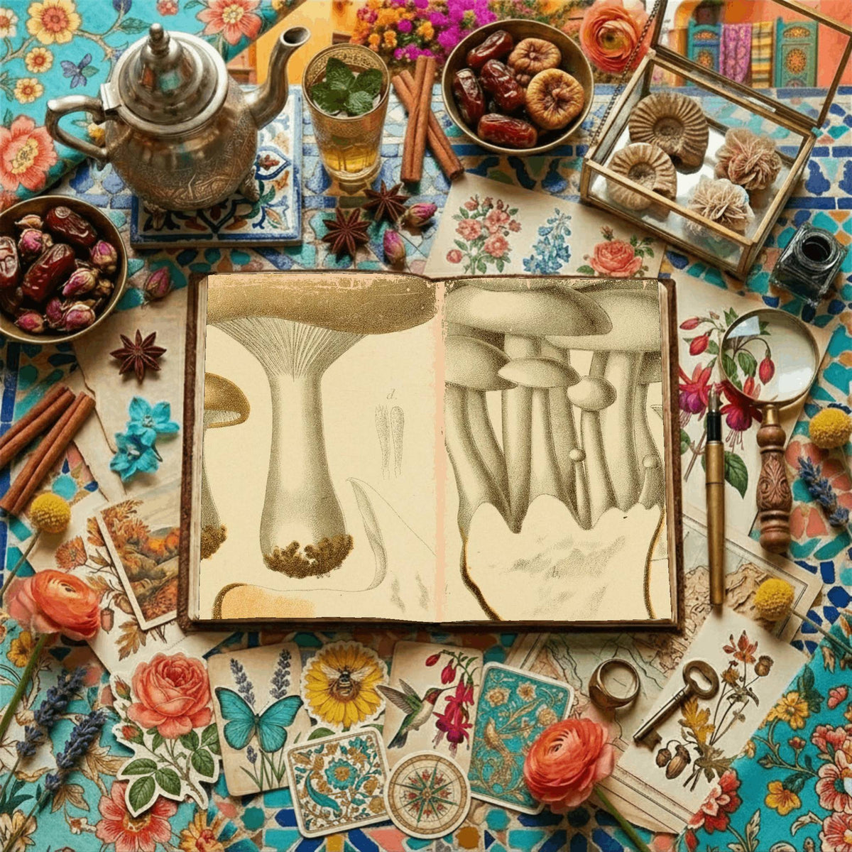 Mushroom Digital Papers
