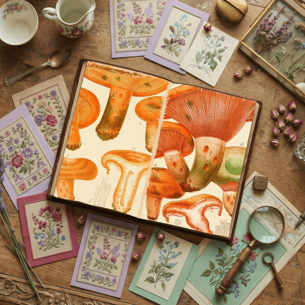 Mushroom Digital Papers