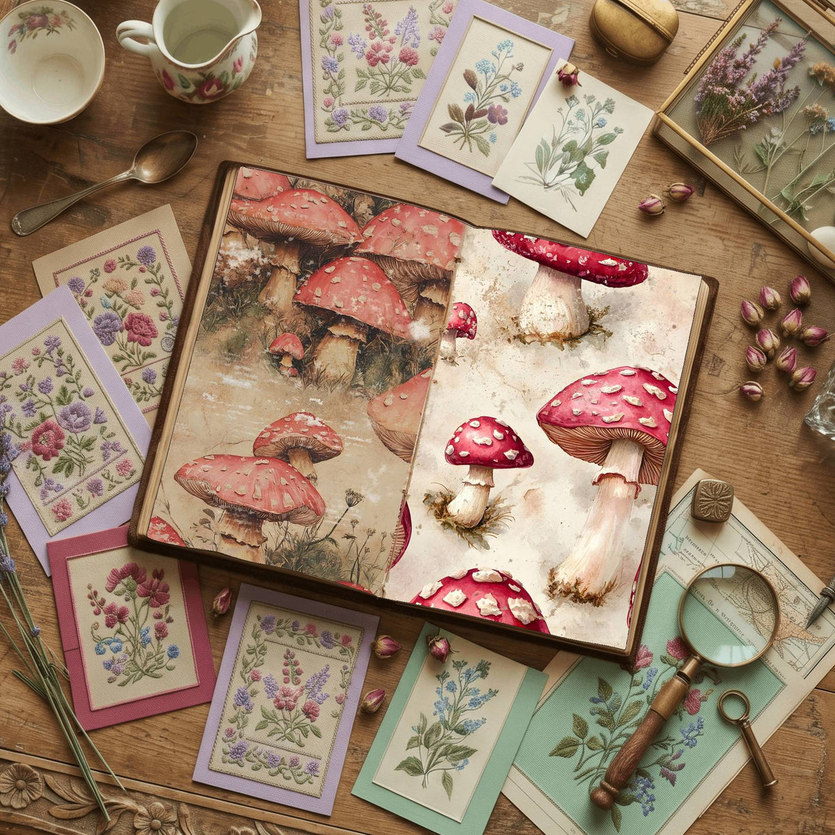 Mushroom Digital Papers