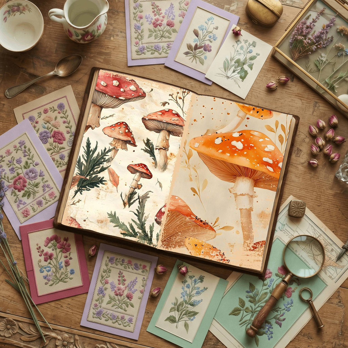 Mushroom Digital Papers