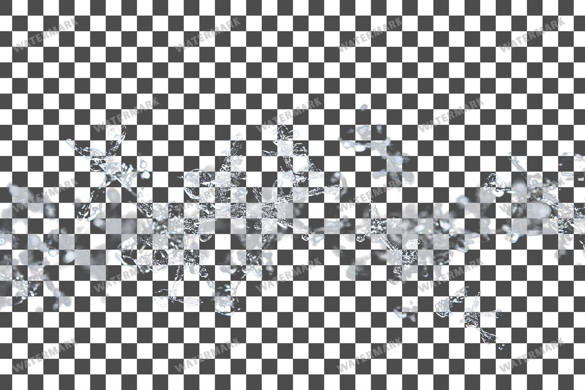 Snowflake Flurry Overlay Swirling Flakes