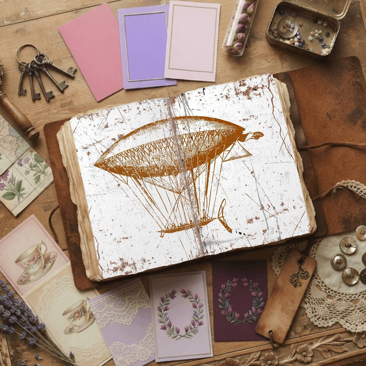 Steampunk Digital Papers