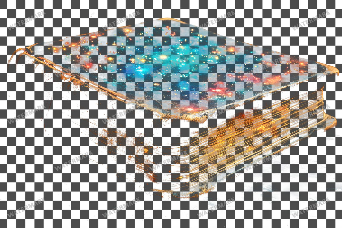 Vibrant Witchs Book Transparent Overlay Pngs