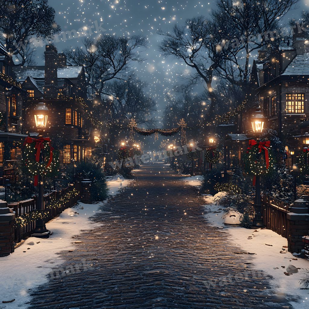 Victorian Christmas Backdrop Images