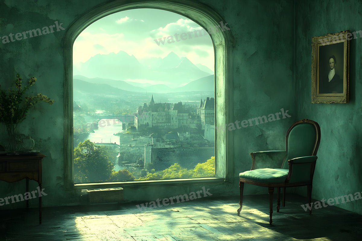Victorian Cinematics digital photo backdrop for photo editing, preview 13