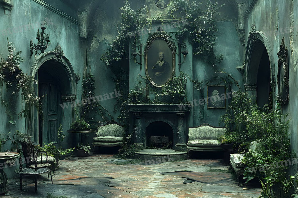 Victorian Cinematics digital photo backdrop for photo editing, preview 13