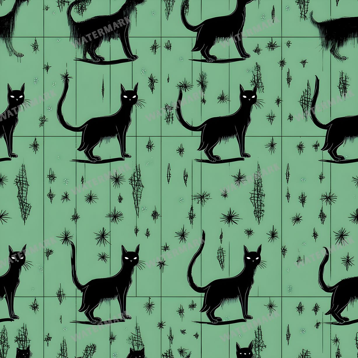 Witchcraft Seamless Pattern