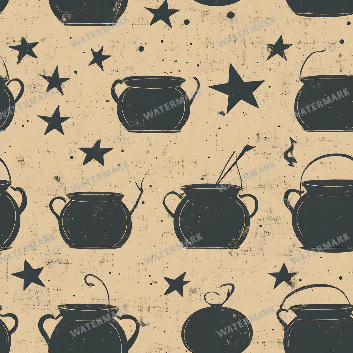 Witchcraft Seamless Pattern