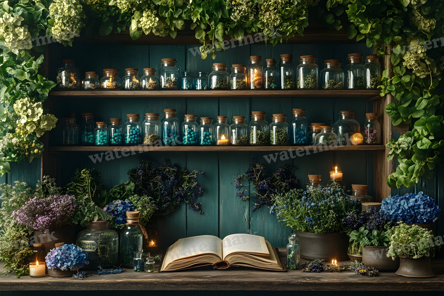 Witchs Apothecary Backdrop Images