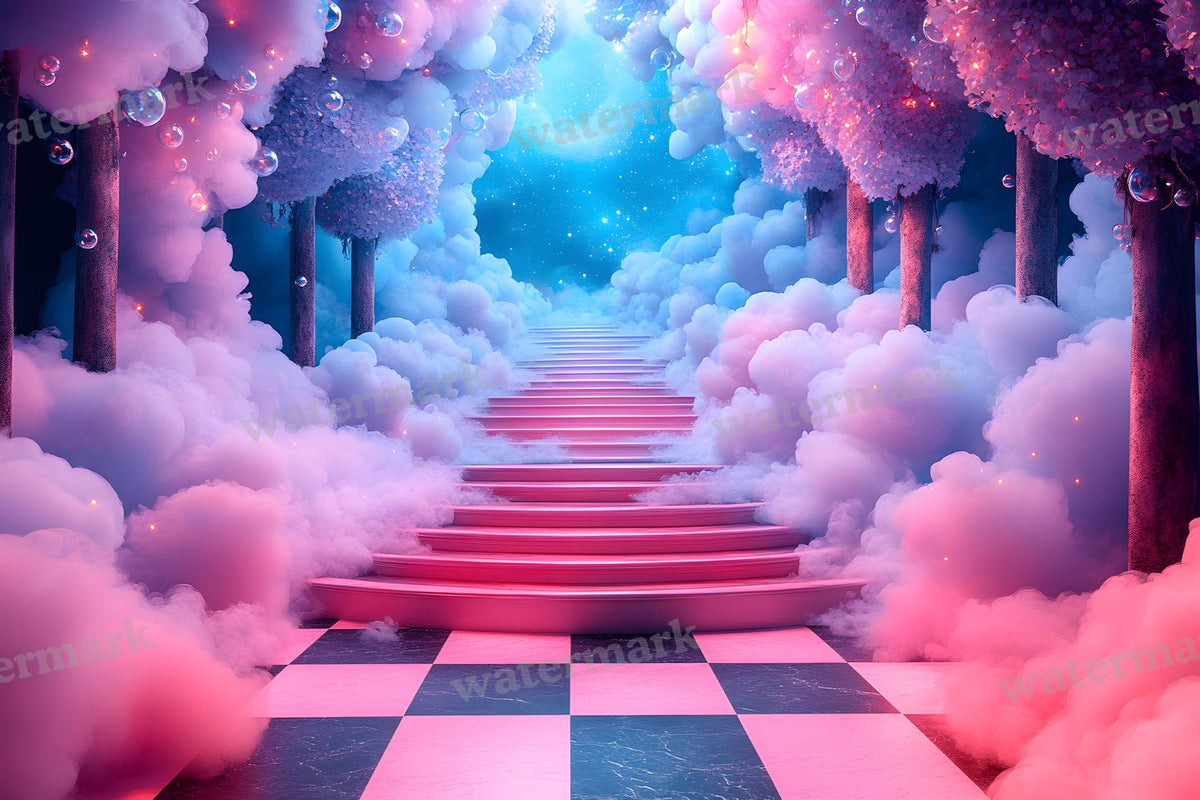 Wonderland Checkers Backdrop Images