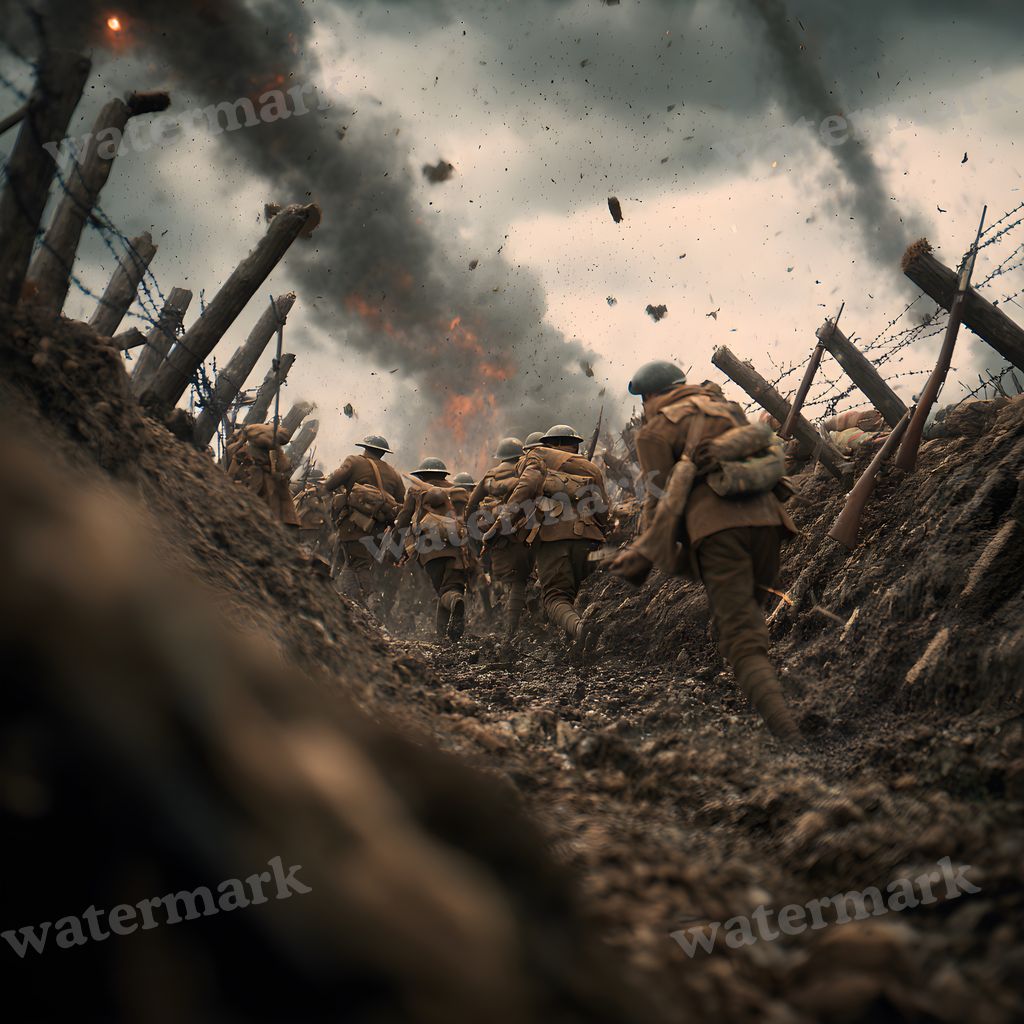 Ww Soldiercharging Backdrop Images