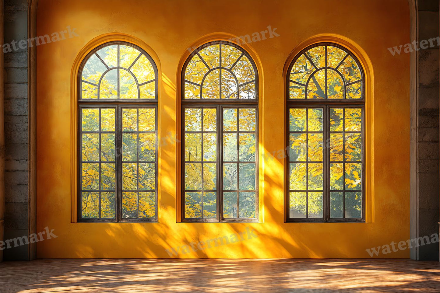 Yellow Vintage Room Backdrop Images