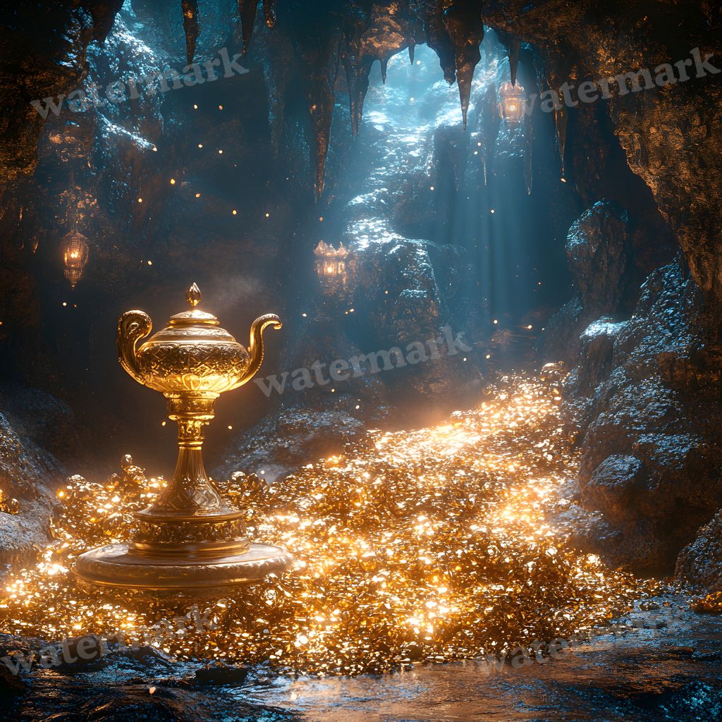 Aladdins Enchanted Cave Backdrop Images
