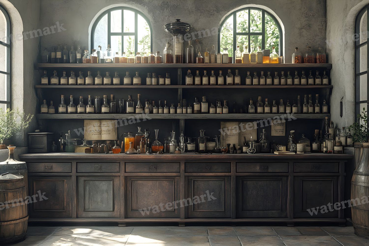 Alchemist Corner Study Backdrop Images