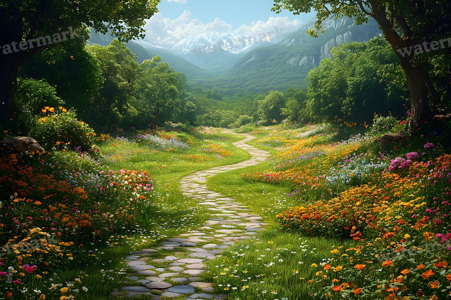 Alice In Wonderland Style Backdrop Images
