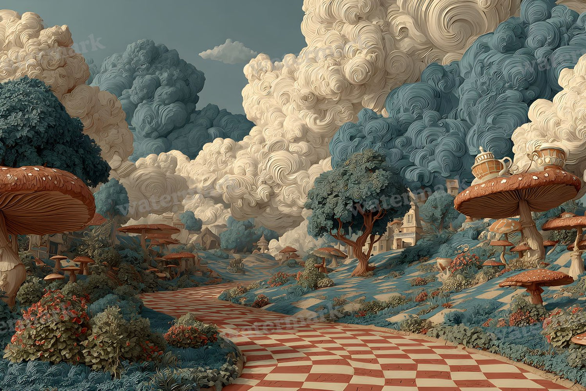 Alice Wonderland Backdrop Images