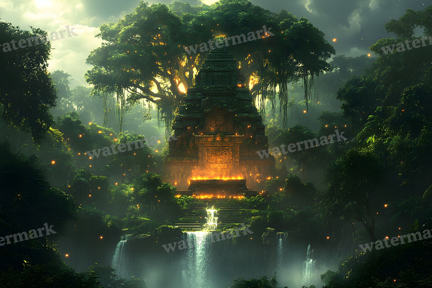 Amazonian Sacred Grove Backdrop Images