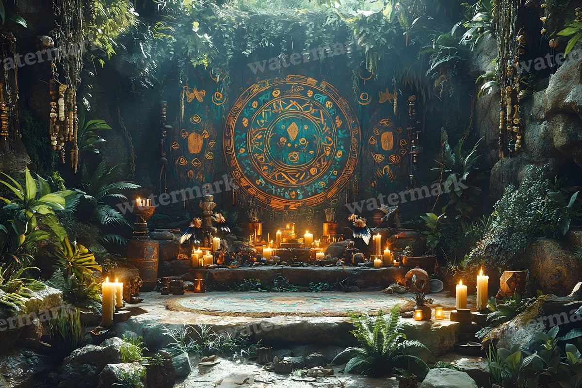 Amazonian Shamanic Ritual Backdrop Images