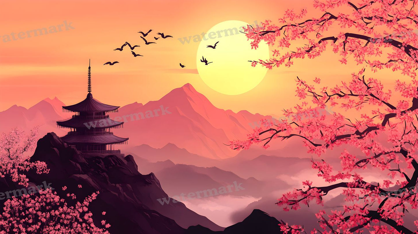Ancient Dojo Backdrop Images