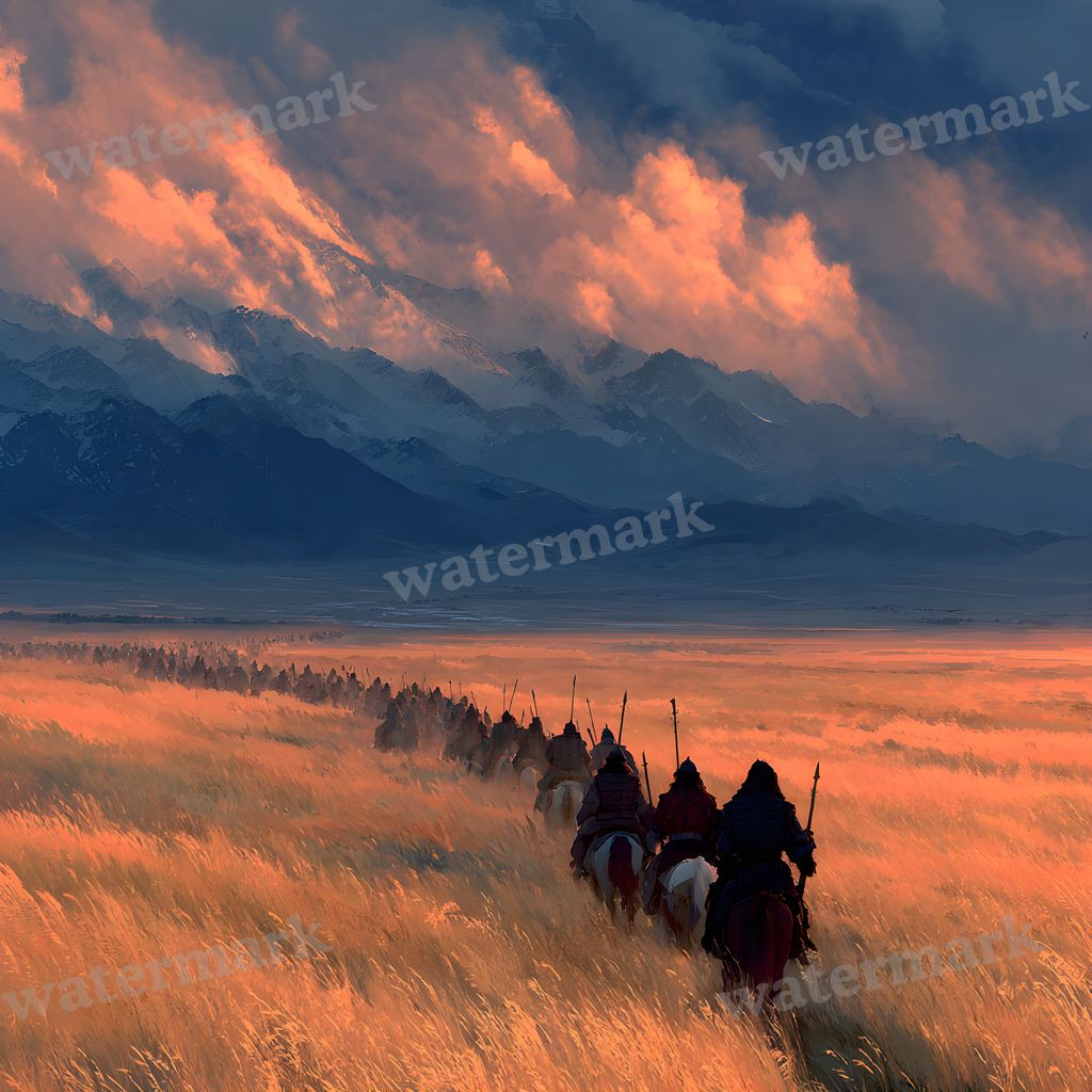 Ancient Mongolia Plains Backdrop Images