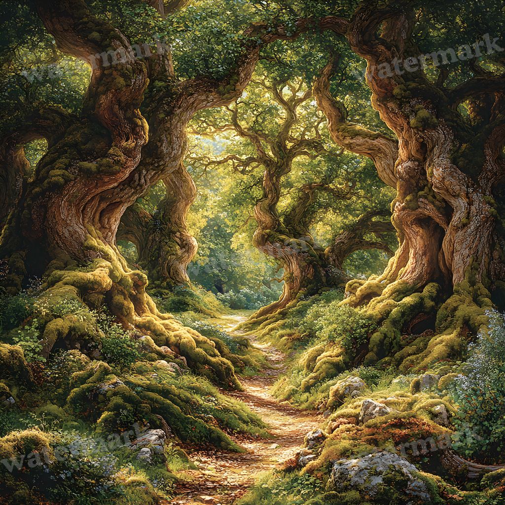 Ancient Oak Backdrop Images