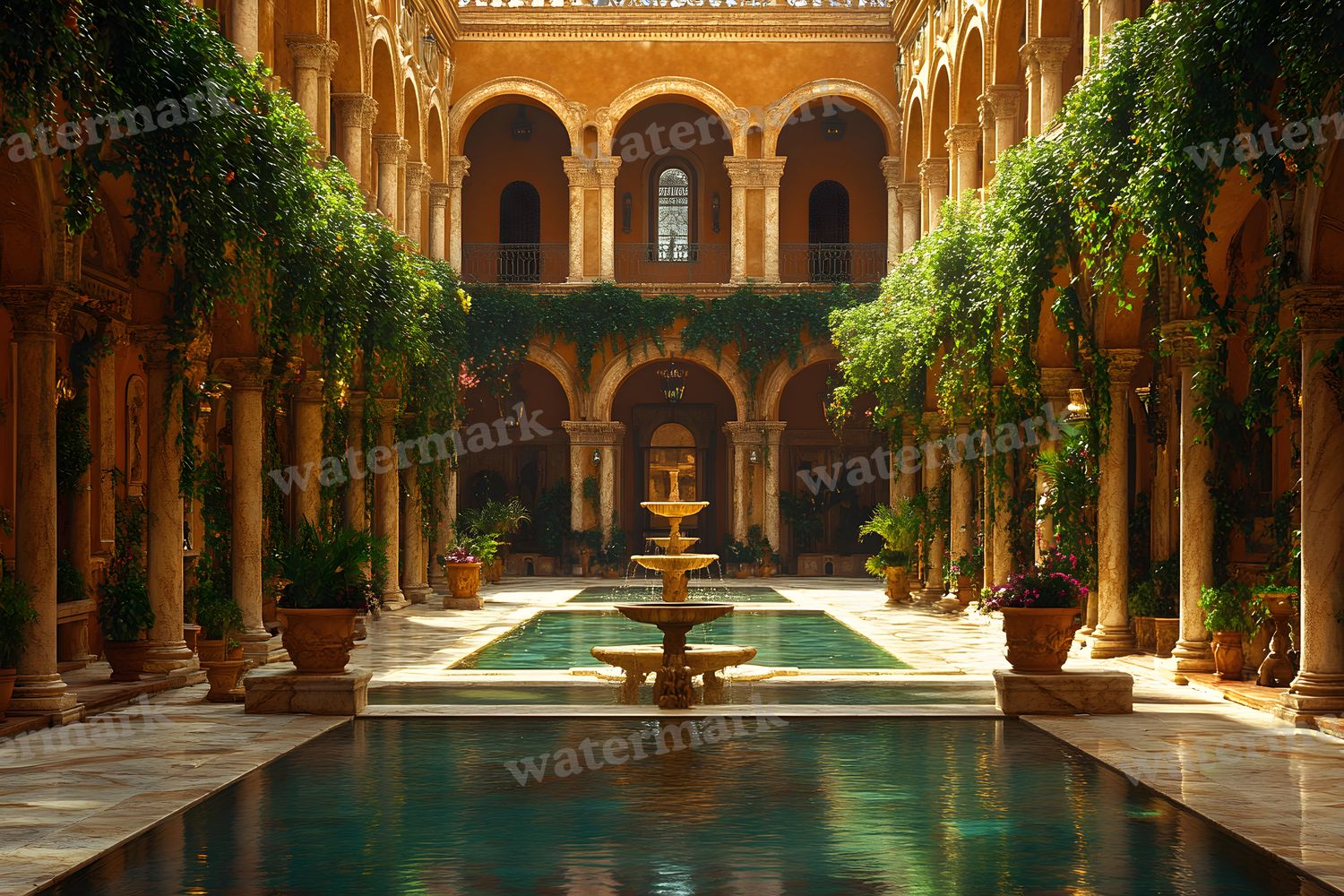 Ancient Roman Courtyard Backdrop Images