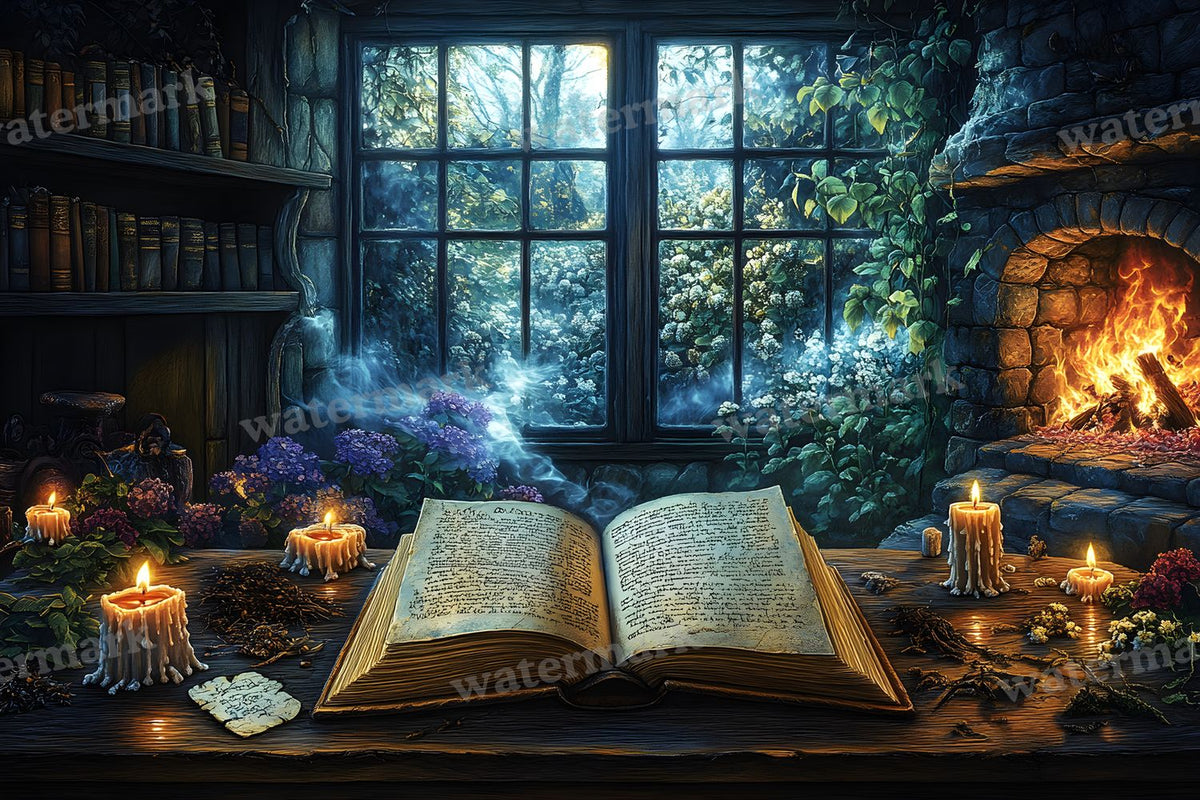 Ancient Witchgrimoire Backdrop Images
