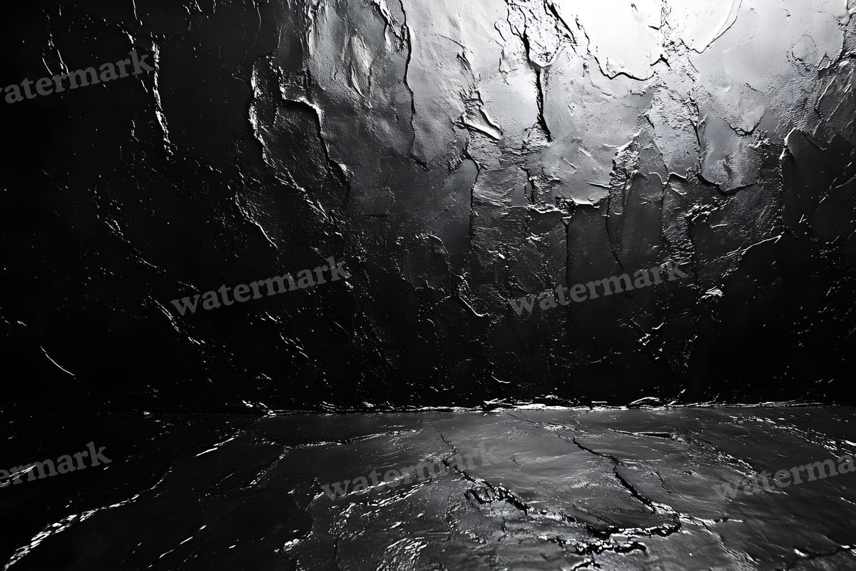 Black Texture digital photo backdrop for photo editing, preview 14