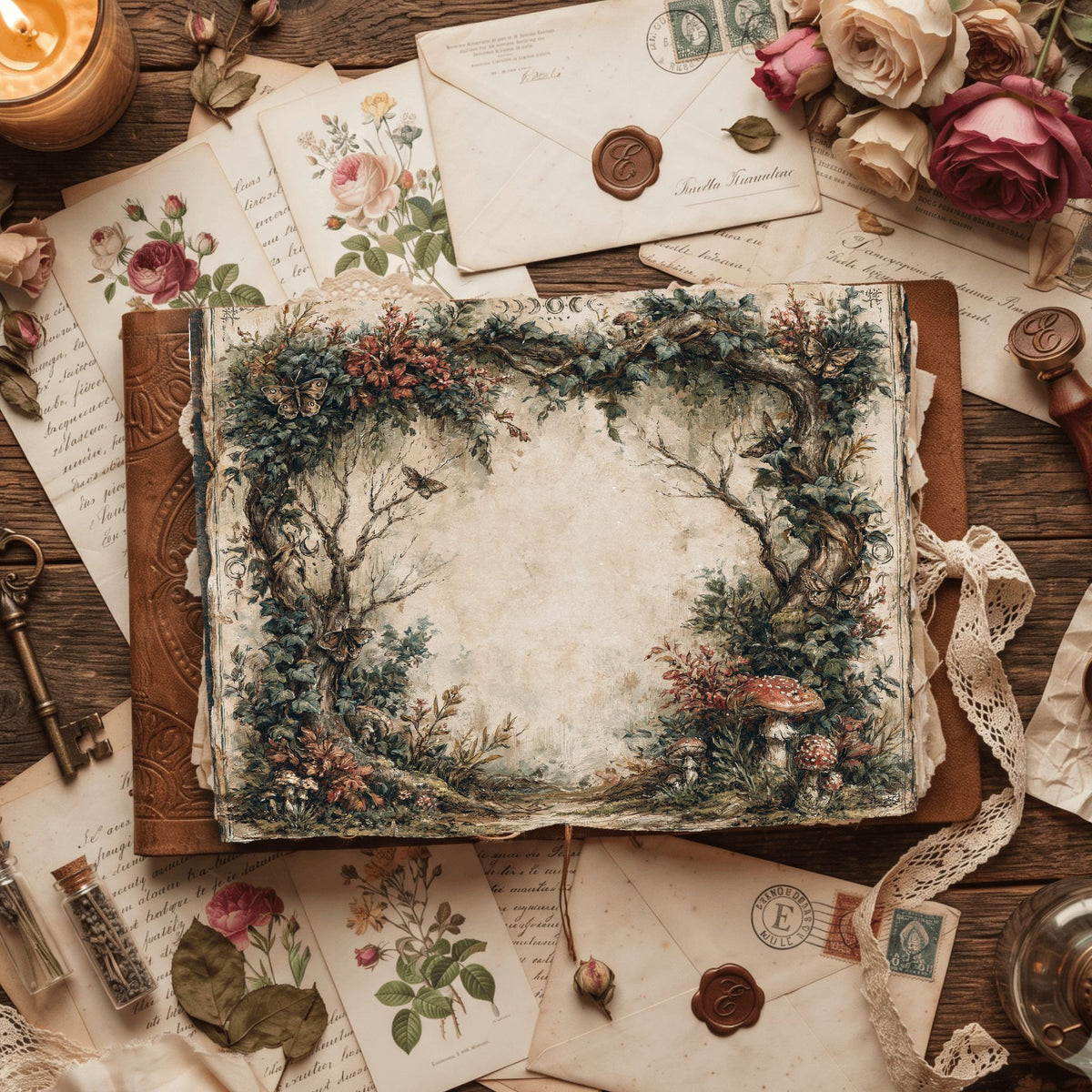 Magical Forest Parchment