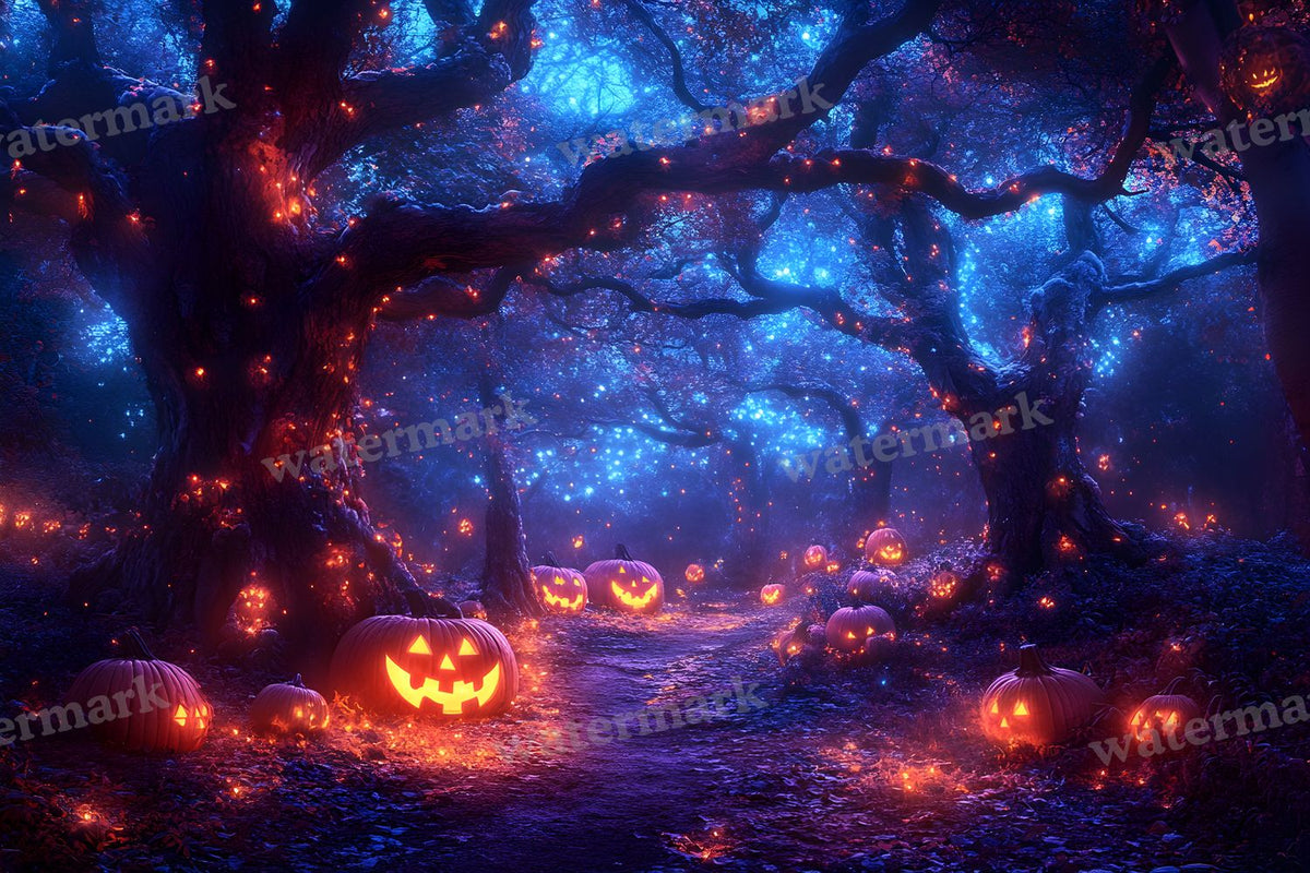 Pumpkin Grove Magic Backdrop Images