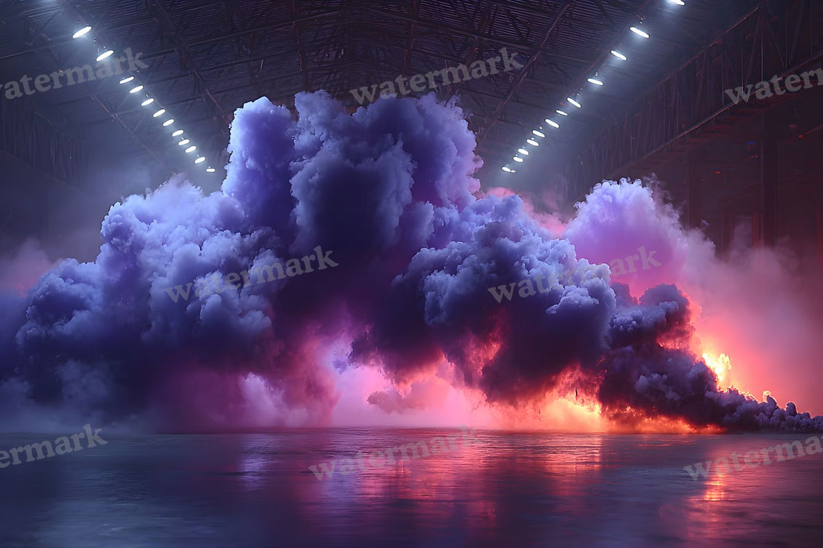 Purple Smoke Action Backdrop Images