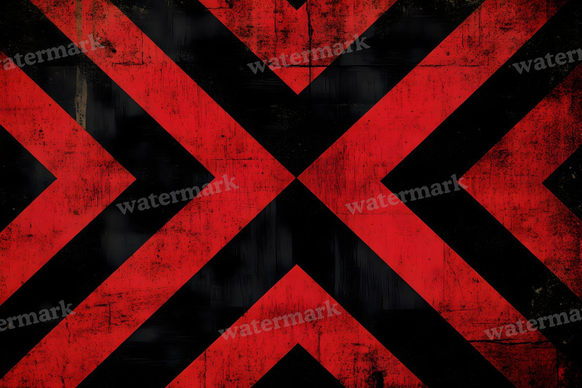 Red Black Geometric digital photo backdrop for photo editing, preview 14