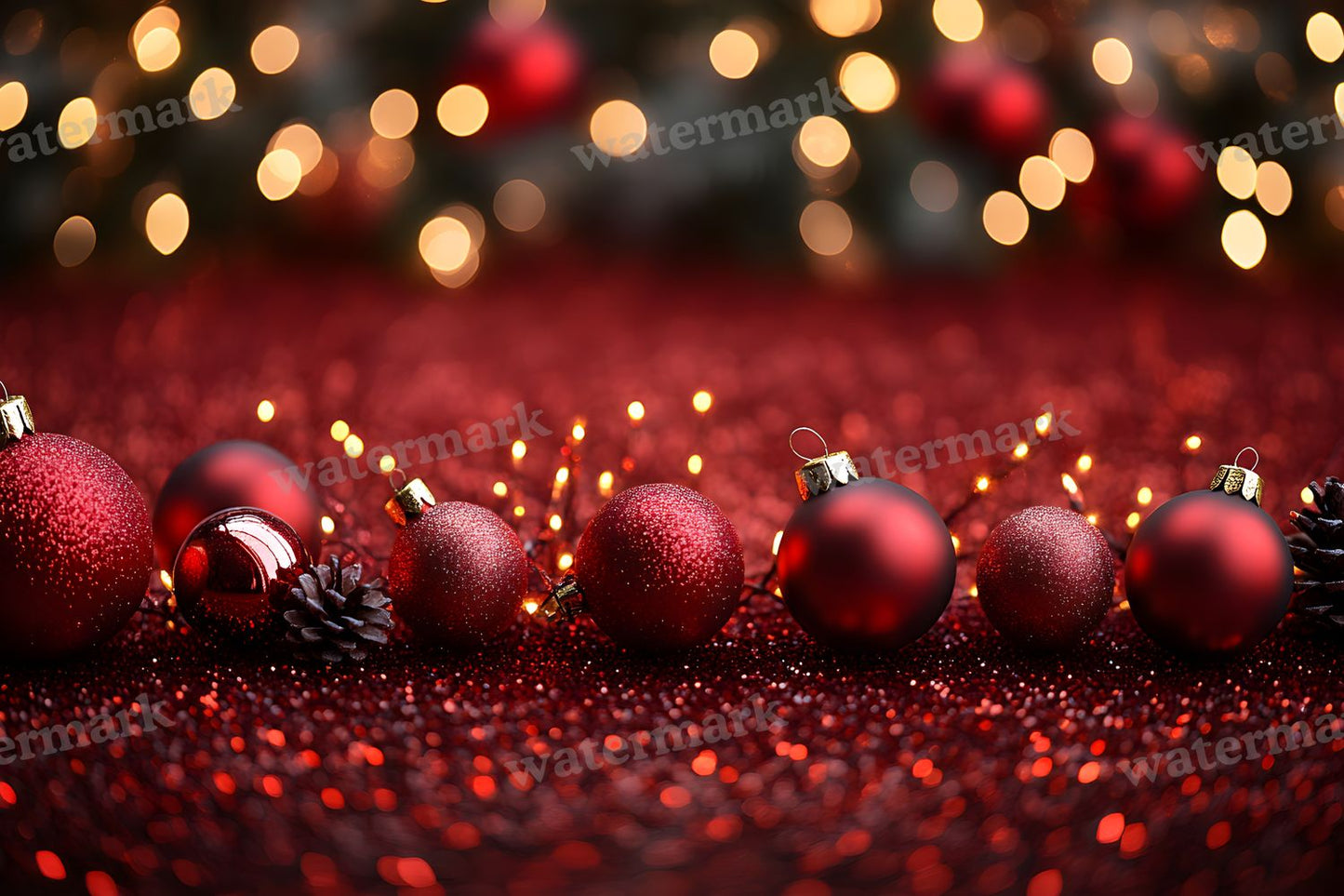 Red Christmas Backdrop Images
