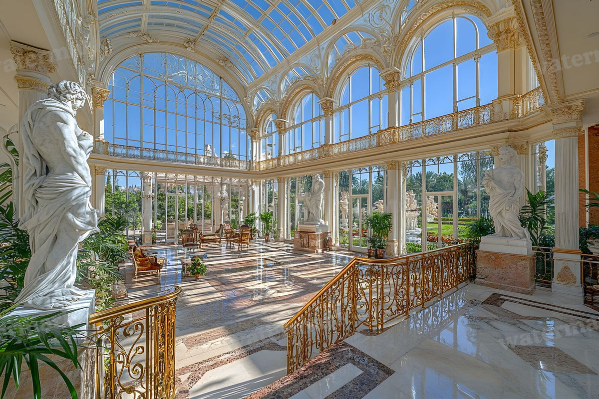 Regal Conservatory digital photo backdrop for photo editing, preview 14