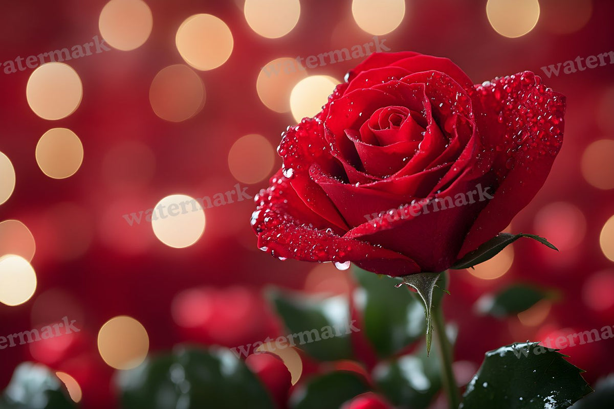 Romantic digital photo backdrop for photo editing, preview 14