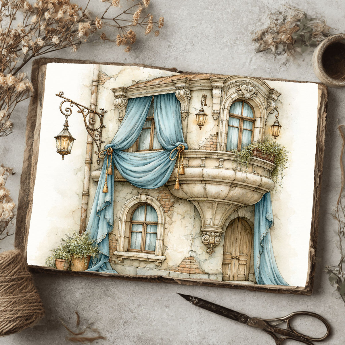 Saint Petersburg Window Watercolor
