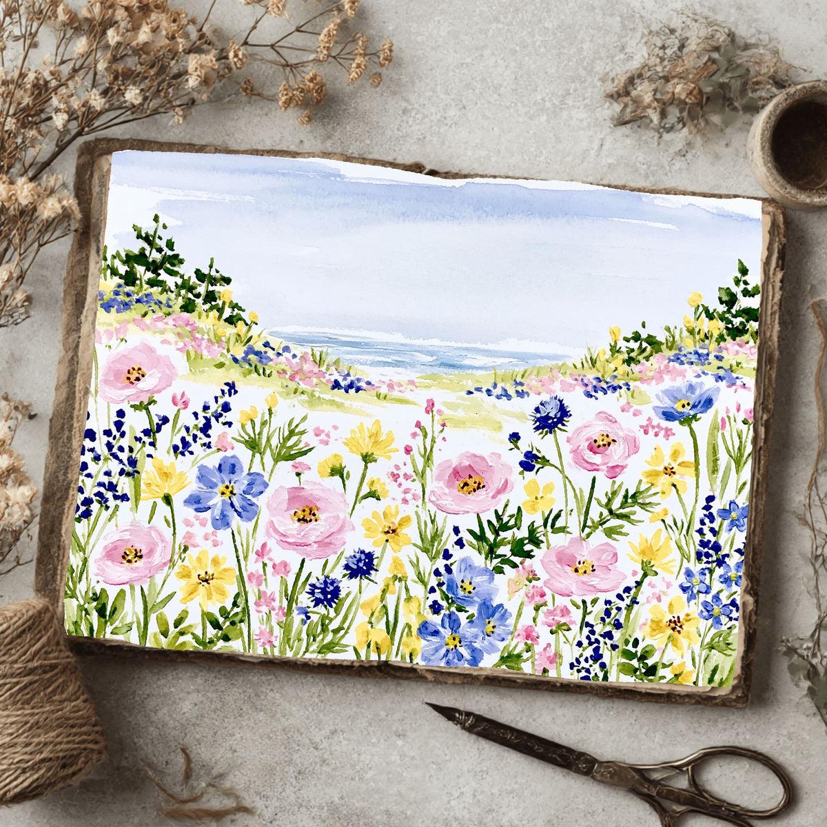 Soft Impressionist Landscape Painting
