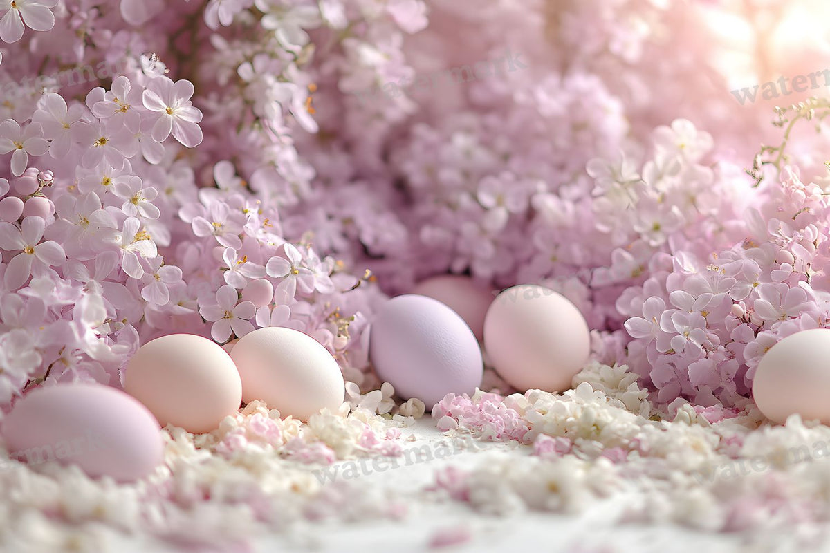 Spring Blossomeggscene Backdrop Images