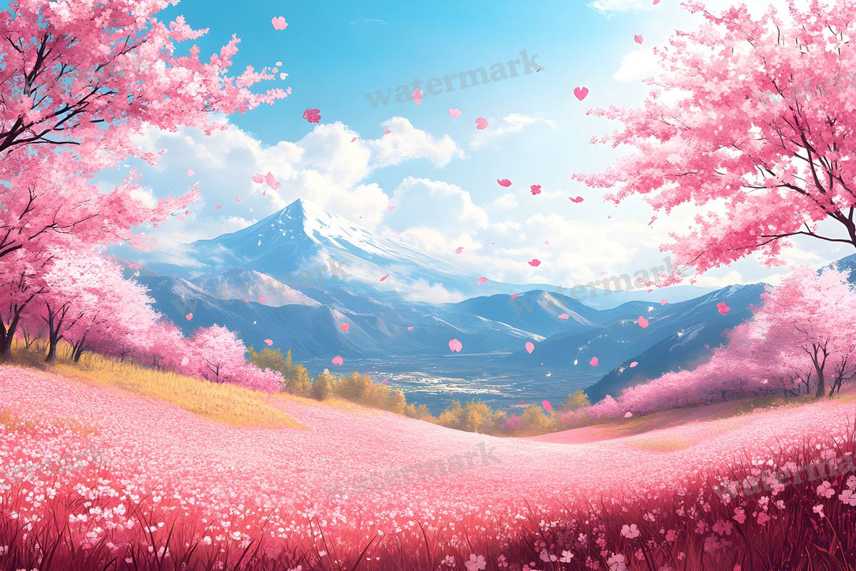 Spring Blossom Escape Backdrop Images