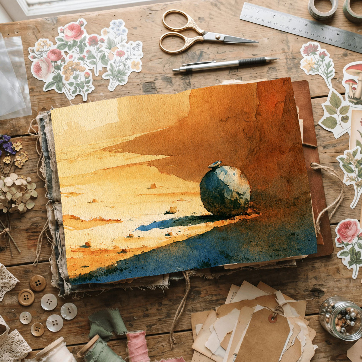 Warm Desert Landscape