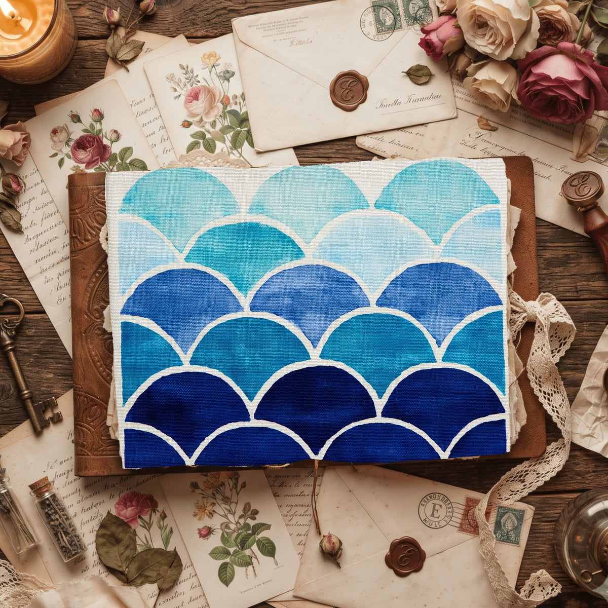 Water Wave Texture Pattern