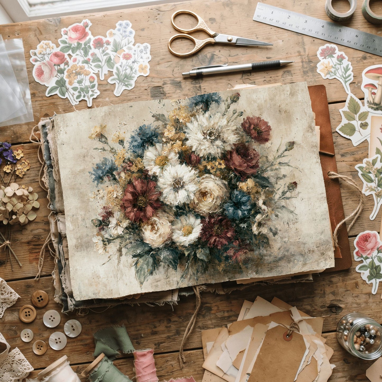 Wildflower Meadow Printable Paper