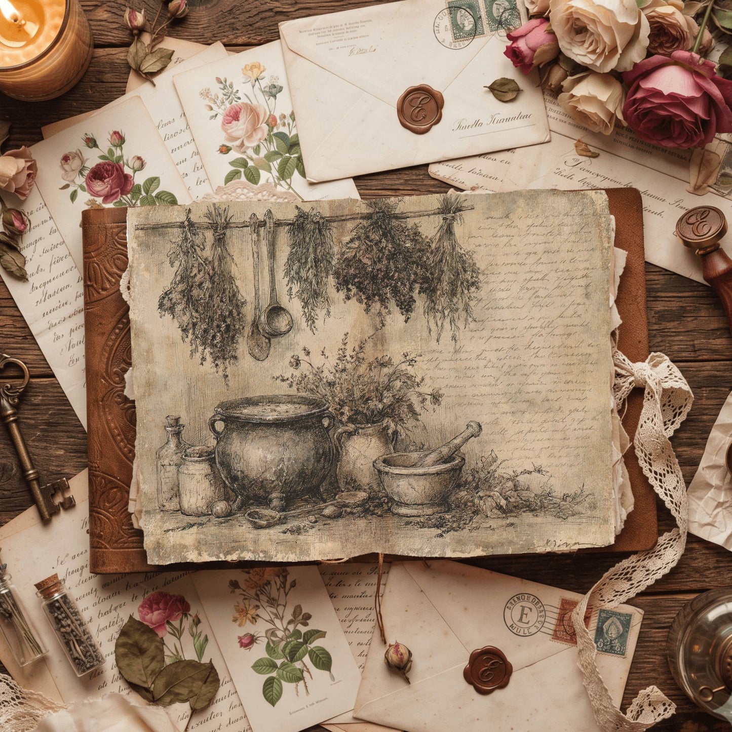 Witch'S Kitchen Recipe Journal Page