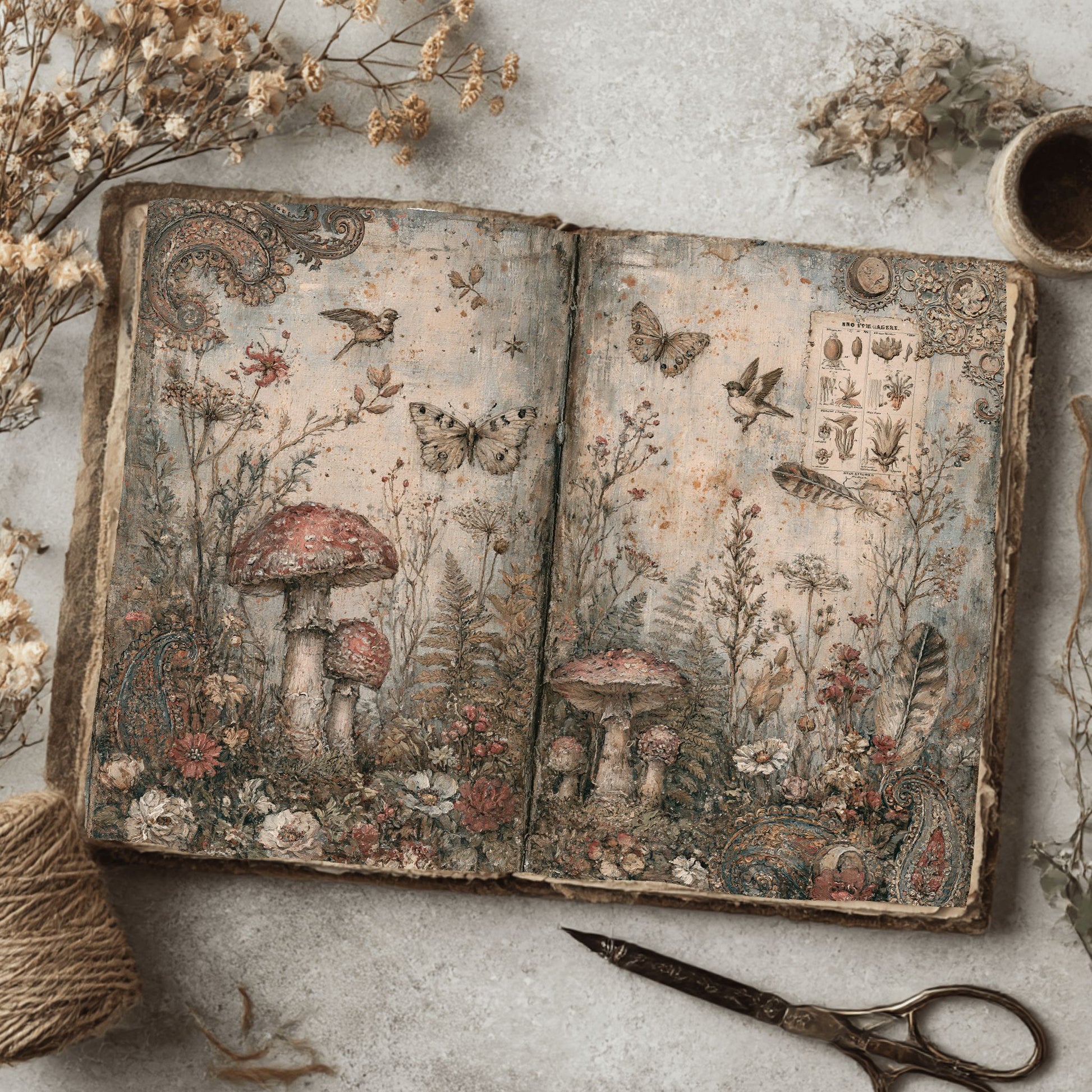 Woodland Hippie Ephemera Paper