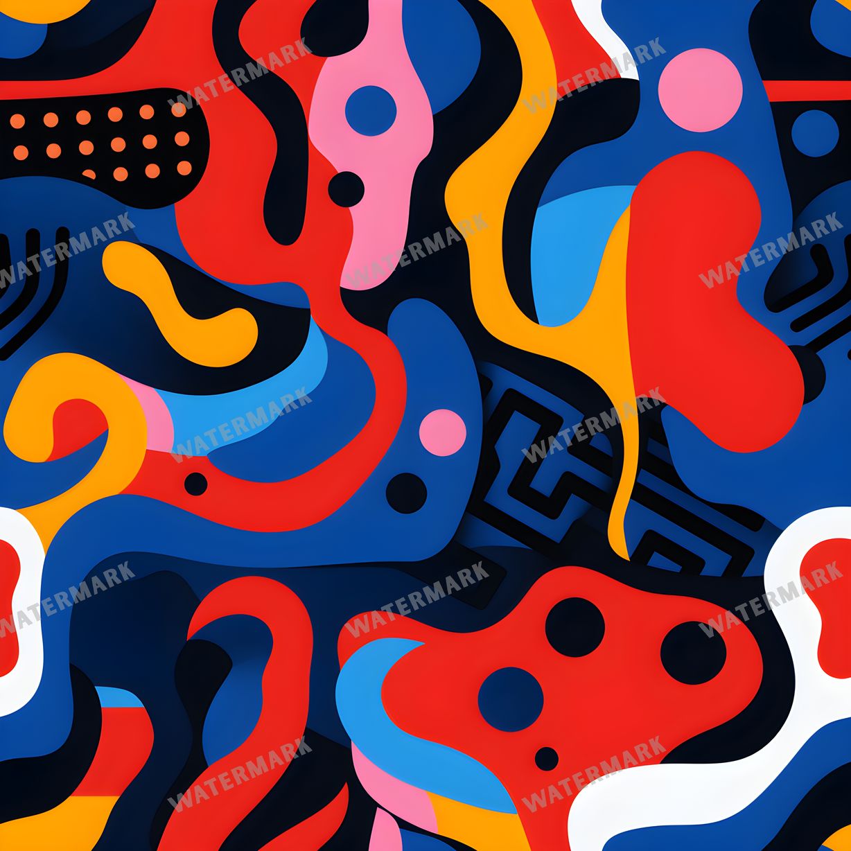 Abstract Seamless Pattern