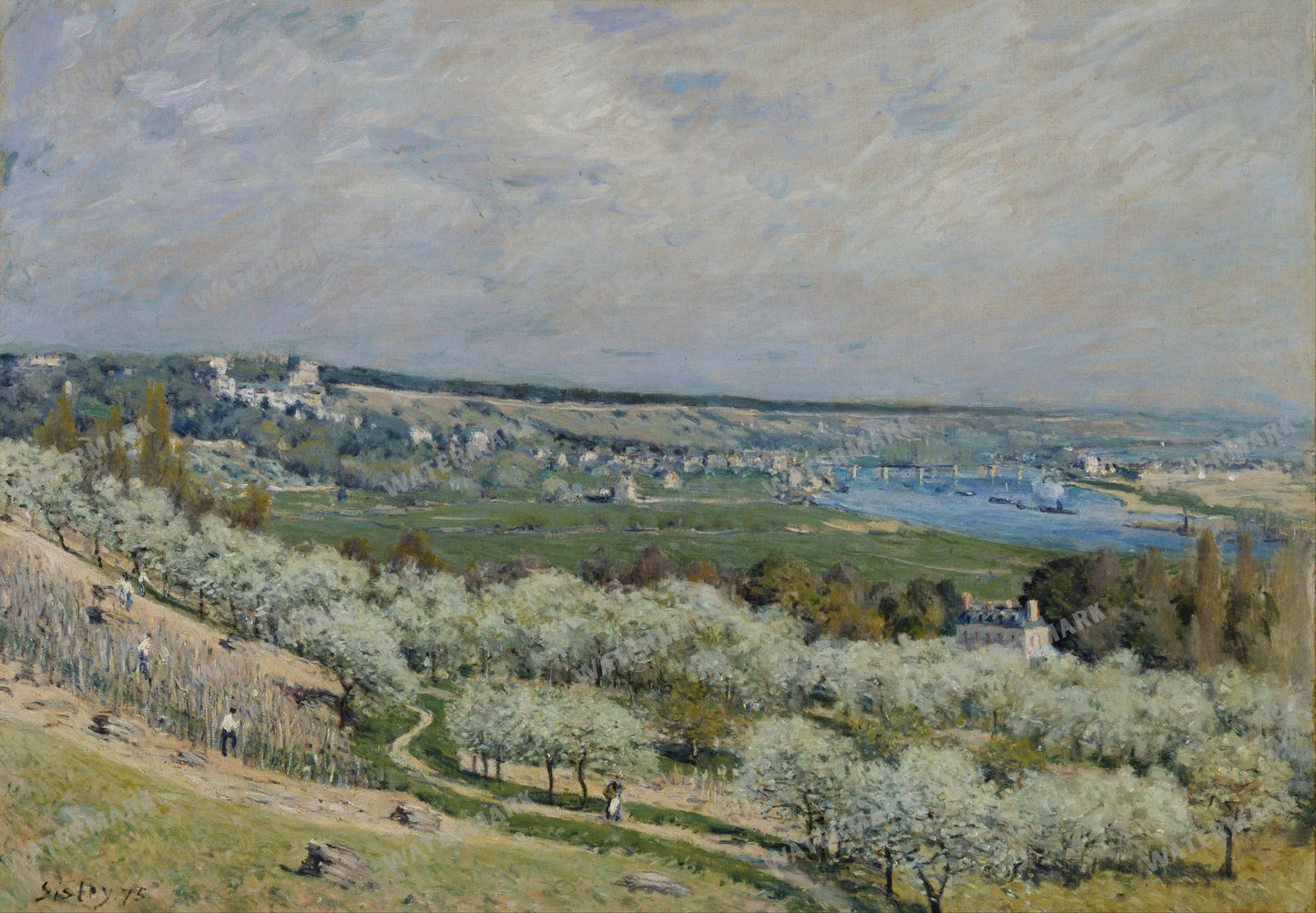 Alfred Sisley Vintage Paintings