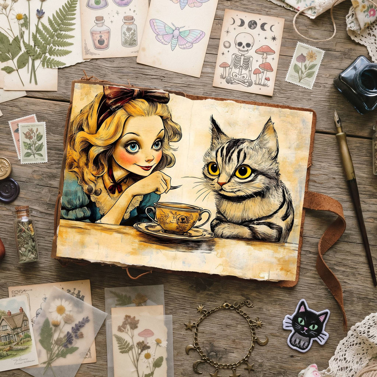 Alice In Wonderland Digital Papers