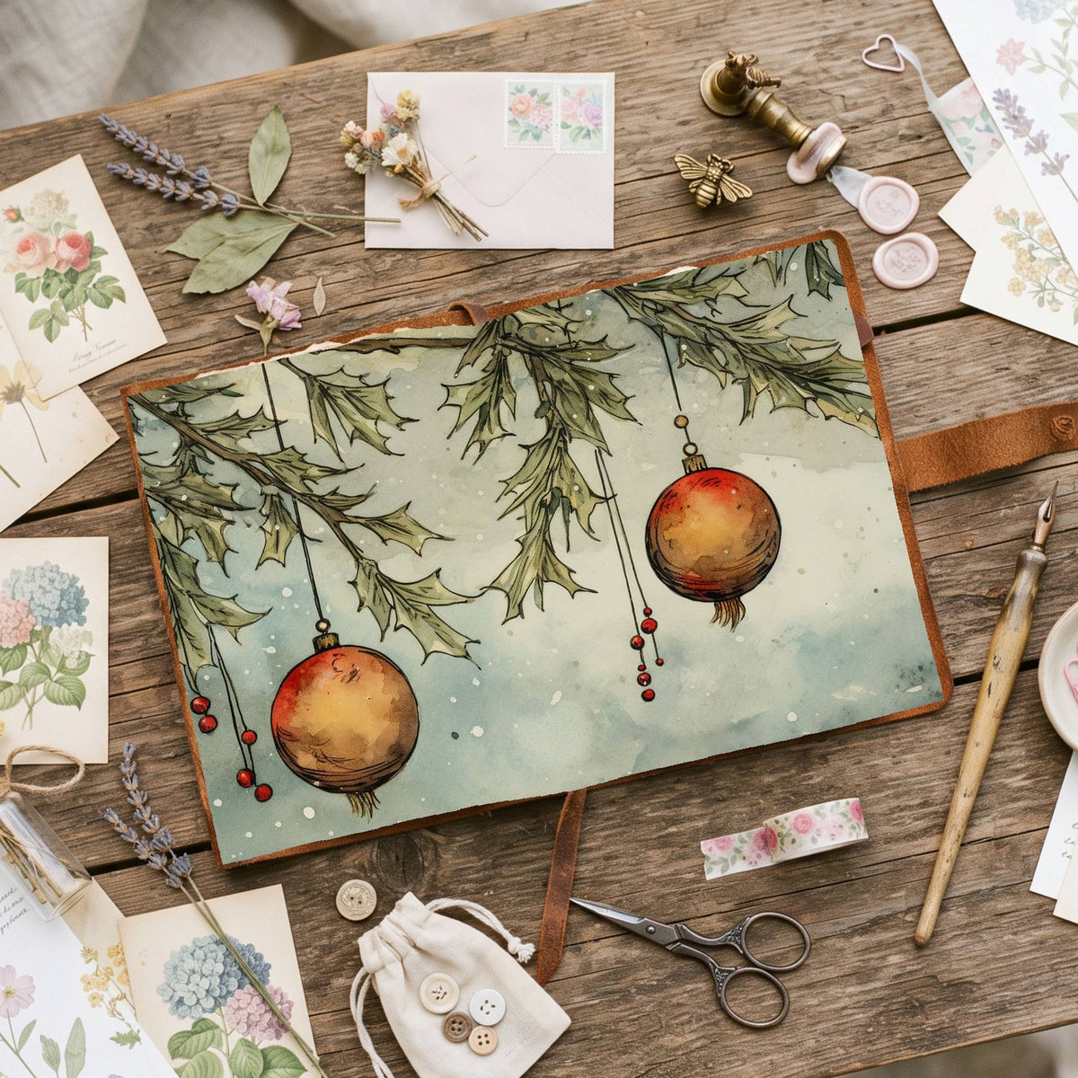 Bauble Digital Papers