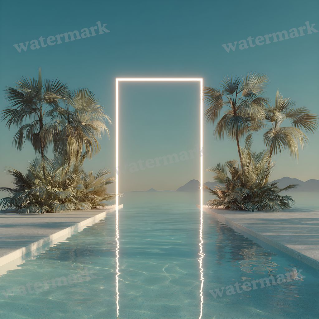 Blue Gradientd Render Backdrop Images